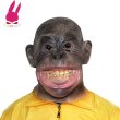 画像1: ハロウィーン ラテックス ゴリラ マスク 大人 フル 顔 面白い 動物 マスク 猿 ハロウィーン パーティー コスプレ 小道具 (1)