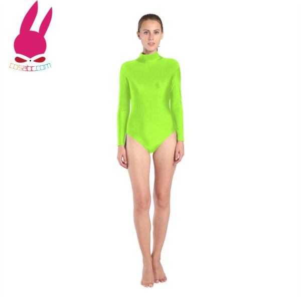 画像3: タイツ　体操服　ヨガ服　長袖　高襟　のびのび カラフル　伸縮あり  大人　子供　コスプレ　コスチューム ハロウイン仮装 ハロウインコス イベント (3)