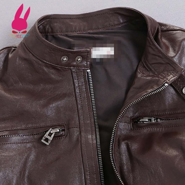 画像9: メンズ レザージャケット　ライダースジャケット　コート　男性　本革　大きいサイズ　防寒 (9)