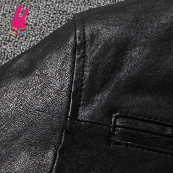画像7: メンズ レザージャケット　ライダースジャケット　コート　男性　本革　大きいサイズ　防寒 (7)