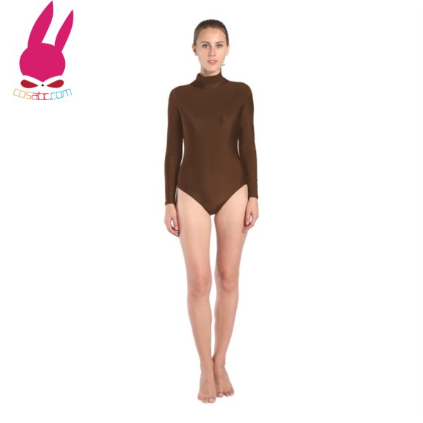 画像9: タイツ　体操服　ヨガ服　長袖　高襟　のびのび カラフル　伸縮あり  大人　子供　コスプレ　コスチューム ハロウイン仮装 ハロウインコス イベント (9)