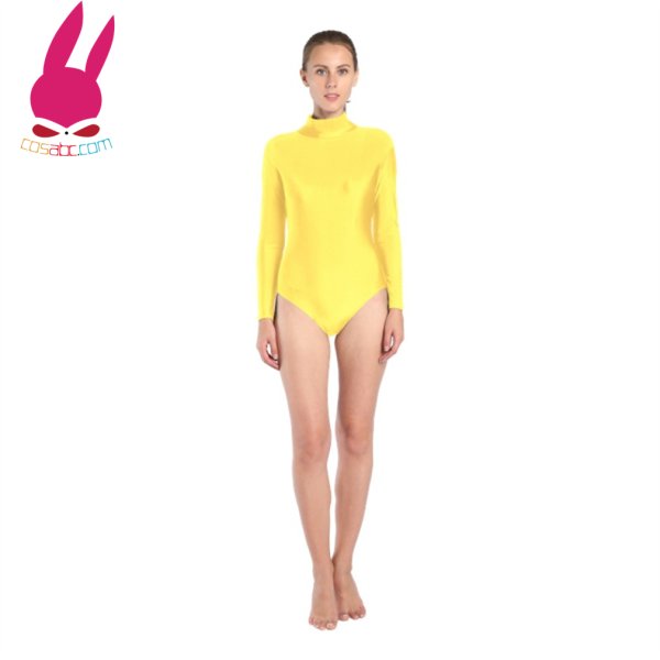 画像10: タイツ　体操服　ヨガ服　長袖　高襟　のびのび カラフル　伸縮あり  大人　子供　コスプレ　コスチューム ハロウイン仮装 ハロウインコス イベント (10)