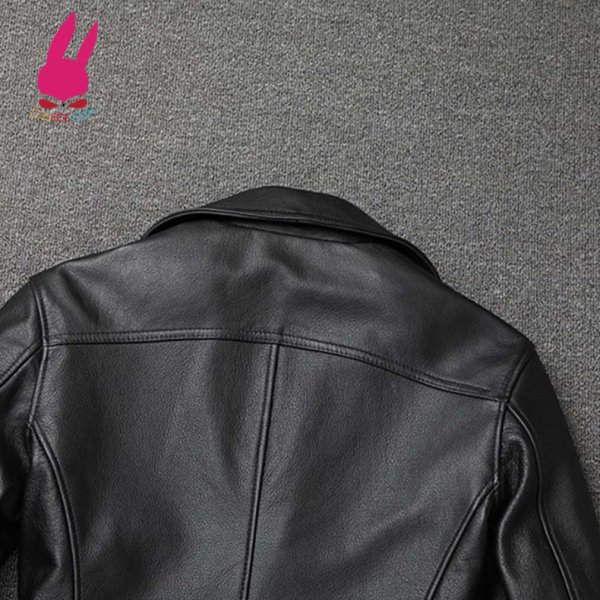 画像5: メンズ レザージャケット　ライダースジャケット　コート　男性　本革　大きいサイズ　防寒 (5)