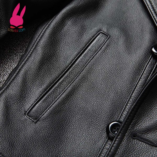 画像8: メンズ レザージャケット　ライダースジャケット　コート　男性　本革　大きいサイズ　防寒 (8)