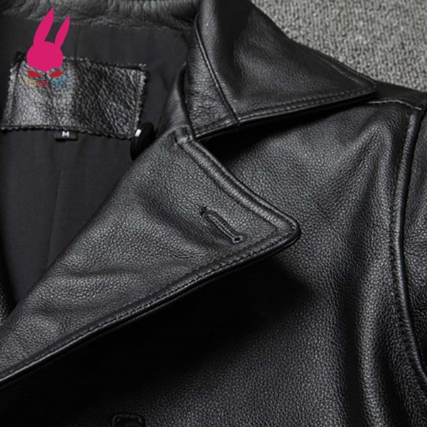 画像6: メンズ レザージャケット　ライダースジャケット　コート　男性　本革　大きいサイズ　防寒 (6)