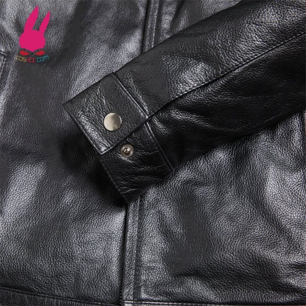 画像5: メンズ レザージャケット　ライダースジャケット　コート　男性　本革　大きいサイズ　防寒 (5)