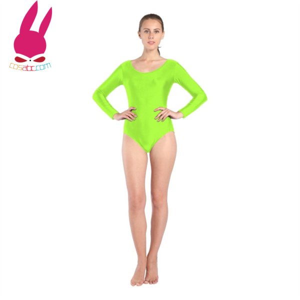 画像9: タイツ　体操服　ヨガ服　長袖　丸襟　のびのび カラフル　伸縮あり  大人　子供　コスプレ　コスチューム ハロウイン仮装 ハロウインコス イベント (9)