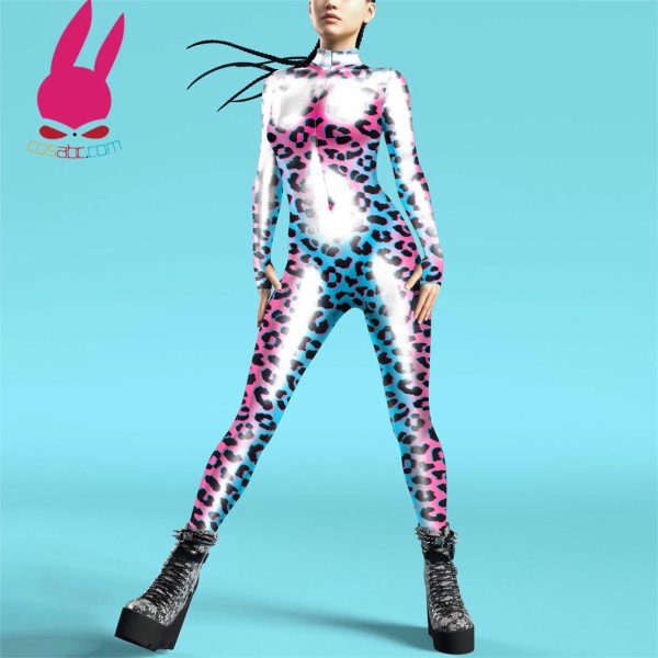画像3: サーモグラフィー　熱画像　動物　全身タイツ 子供用 連体 着ぐるみ ステージ衣装 弾力と伸縮性あり コスチューム コスプレ衣装　ハロウイン仮装 ハロウインコス (3)