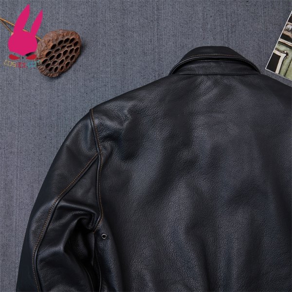 画像7: メンズ レザージャケット　ライダースジャケット　コート　男性　本革　大きいサイズ　防寒 (7)