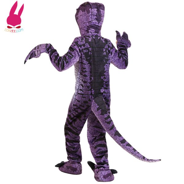 画像2: 恐竜　子供 コスチューム 着ぐるみ 連体服 コスプレ アニメ 怪獣 仮装 グッズ ハロウィンコス ハロウィン仮装 (2)