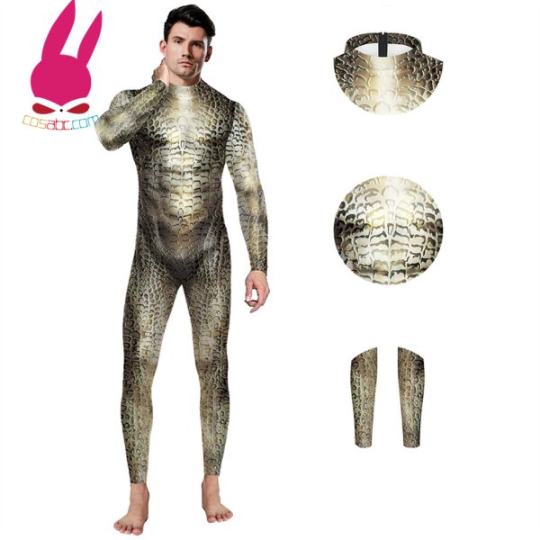 画像2: 蛇 へび 全身タイツ子供用 連体 着ぐるみ ステージ衣装 弾力と伸縮性あり コスチューム コスプレ衣装　ハロウイン仮装 ハロウインコス (2)