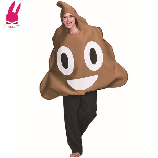 画像2: UNCHI うんち コスチューム うんこ コスプレ ハロウィン 被り物  (2)