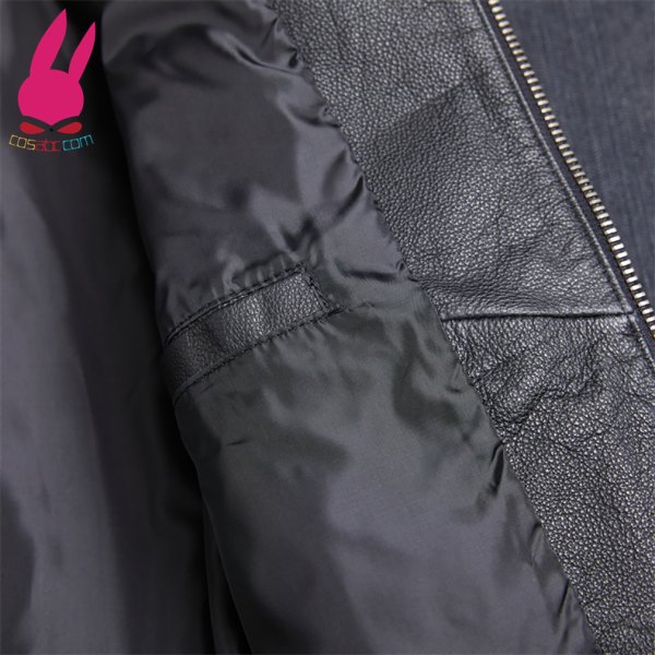 画像8: メンズ　レザージャケット　ライダースジャケット　コート　本革　大きいサイズ　防寒 (8)