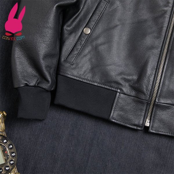 画像5: メンズ　レザージャケット　ライダースジャケット　コート　本革　大きいサイズ　防寒 (5)