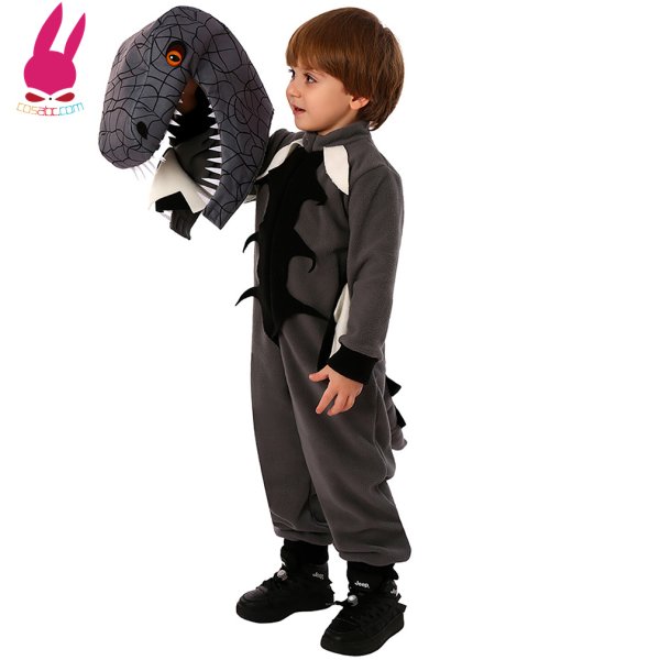 画像7: 恐竜　子供 コスチューム 着ぐるみ 連体服 コスプレ アニメ 怪獣 仮装 グッズ ハロウィンコス ハロウィン仮装 (7)