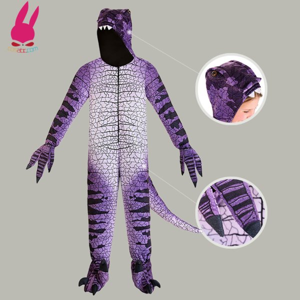 画像6: 恐竜　子供 コスチューム 着ぐるみ 連体服 コスプレ アニメ 怪獣 仮装 グッズ ハロウィンコス ハロウィン仮装 (6)