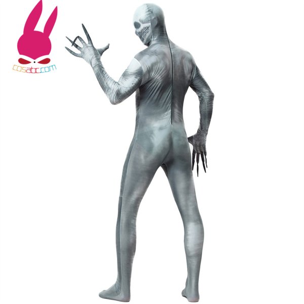 画像3: 怪物 ゾンビ 全身タイツ ホラー 連体 着ぐるみ ステージ衣装 弾力と伸縮性あり コスチューム コスプレ衣装　ハロウイン仮装 ハロウインコス (3)