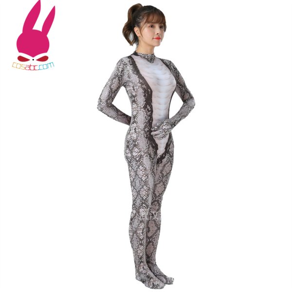 画像3: 蛇 へび 全身タイツ 動物仮装 大人 子供用 連体タイツ ステージ衣装 弾力と伸縮性あり コスチューム コスプレ衣装　ハロウイン仮装 ハロウインコス (3)