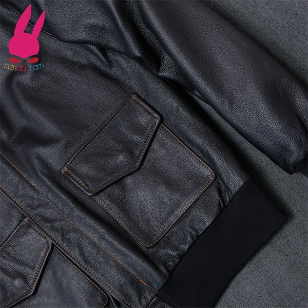 画像8: メンズ レザージャケット　ライダースジャケット　コート　男性　本革　大きいサイズ　防寒 (8)