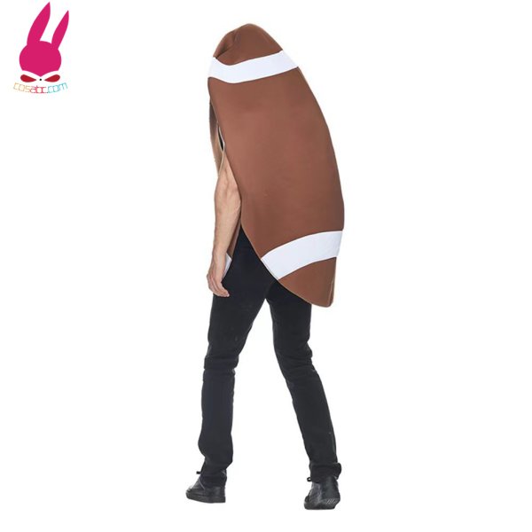 画像3: おもしろ コスプレ 面白い仮装 ラグビーボール コスチューム 大人用　連体服着ぐるみ　ハロウィン 仮装 忘年会 新年会 文化祭 (3)