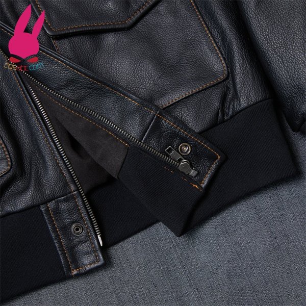 画像6: メンズ レザージャケット　ライダースジャケット　コート　男性　本革　大きいサイズ　防寒 (6)