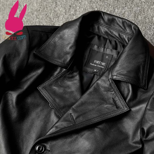 画像5: メンズ レザージャケット　ライダースジャケット　コート　男性　本革　大きいサイズ　防寒 (5)