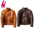 画像1: メンズ レザージャケット ブラウン ライダースジャケット 本革 コート 大きいサイズ S M L LL 3L 4L 5L 防寒 丈夫長持ち (1)