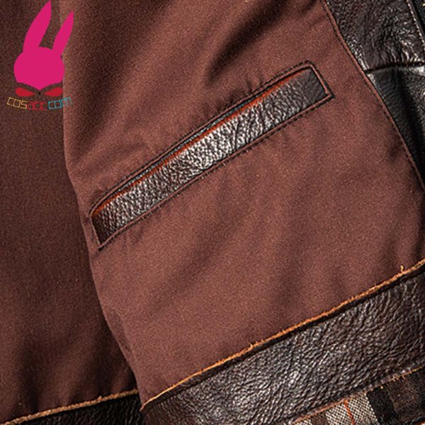 画像10: メンズ レザージャケット ブラウン ライダースジャケット 本革 コート 大きいサイズ  S M L LL 3L 4L 5L 防寒 丈夫長持ち (10)