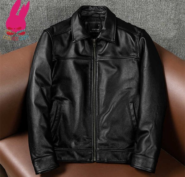 画像5: メンズ レザージャケット 黒い 茶色ライダースジャケット茶色 本革 コート 大きいサイズ  S M L LL 3L 4L 5L 6L 防寒 丈夫長持ち (5)