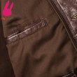 画像9: メンズ レザージャケット ブラウン ライダースジャケット 本革 コート 大きいサイズ S M L LL 3L 4L 5L 防寒 丈夫長持ち (9)