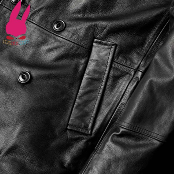 画像7: メンズ レザージャケット　ライダースジャケット　コート　男性　本革　大きいサイズ　防寒 (7)