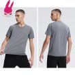 画像7: トレーニングシャツ Ｔシャツ 半袖シャツ ランニングシャツ 速乾 爽やかさ スポーツウェア 無地 半袖 肌着 ジム 運動 男性用 服 トップス (7)