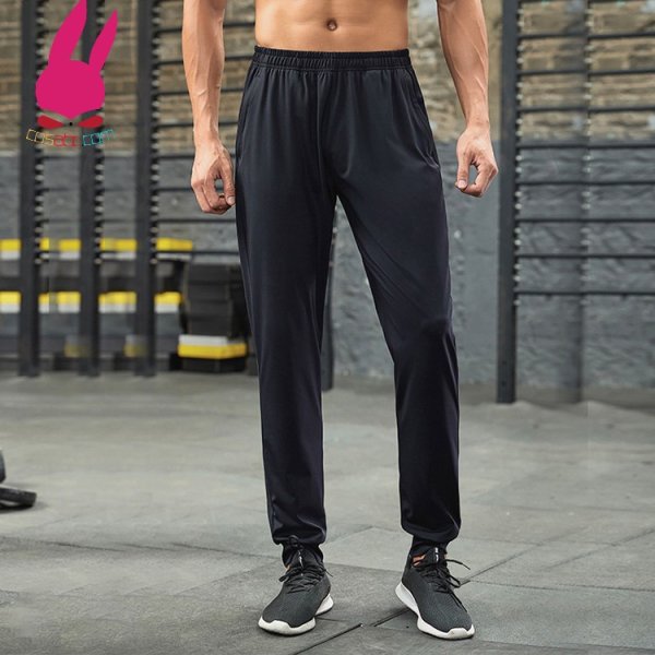 画像2: cosabc トレーニングパンツ メンズ 夏用 薄手ジャージパンツ 速乾  スポーツウェア パンツ ジム ゆったり 大きいサイズ (2)
