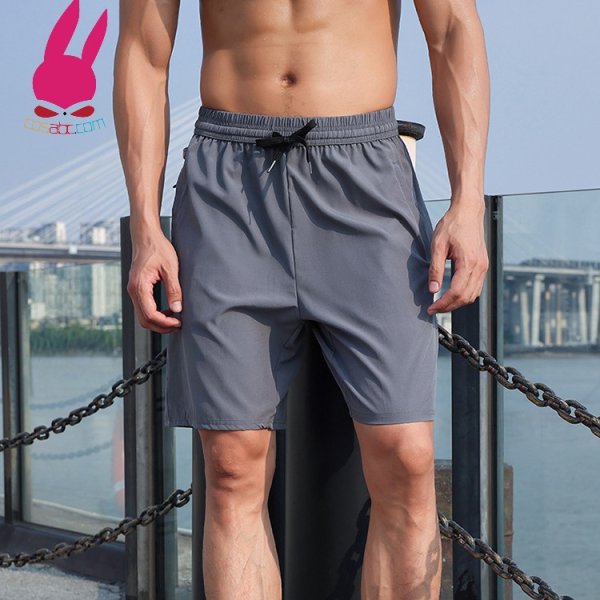 画像3: cosabc トレーニング ハーフパンツ ショートパンツ メンズ 短パン 夏用 薄手ジャージパンツ 速乾 スポーツウェア ゆったり ランニング 運動 (3)