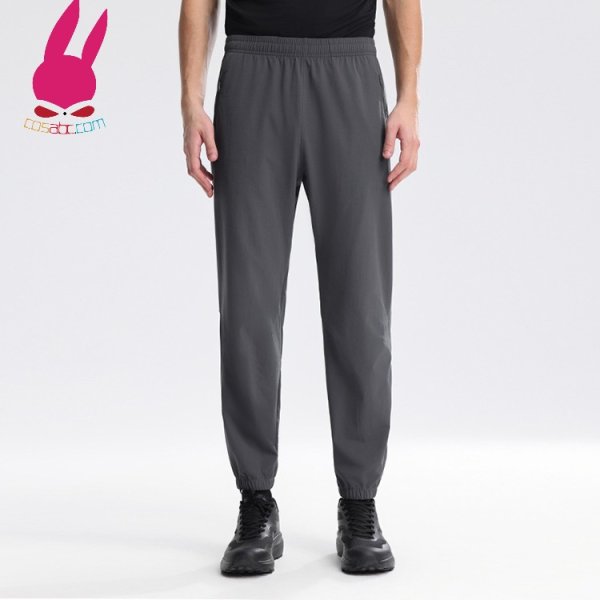 画像2: cosabc トレーニングパンツ メンズ 夏用 薄手ジャージパンツ 速乾  スポーツウェア パンツ ジム ゆったり 大きいサイズ (2)