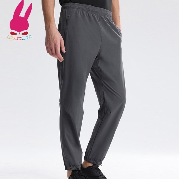 画像10: cosabc トレーニングパンツ メンズ 夏用 薄手ジャージパンツ 速乾  スポーツウェア パンツ ジム ゆったり 大きいサイズ (10)