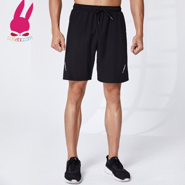画像2: cosabc トレーニング ハーフパンツ ショートパンツ メンズ 短パン 夏用 薄手ジャージパンツ 速乾 スポーツウェア ゆったり ランニング 運動 (2)