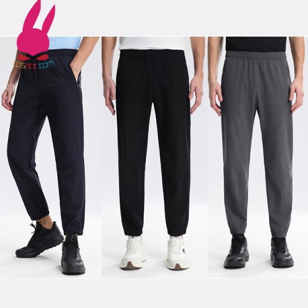 画像4: cosabc トレーニングパンツ メンズ 夏用 薄手ジャージパンツ 速乾  スポーツウェア パンツ ジム ゆったり 大きいサイズ (4)