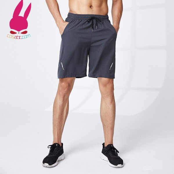 画像3: cosabc トレーニング ハーフパンツ ショートパンツ メンズ 短パン 夏用 薄手ジャージパンツ 速乾 スポーツウェア ゆったり ランニング 運動 (3)