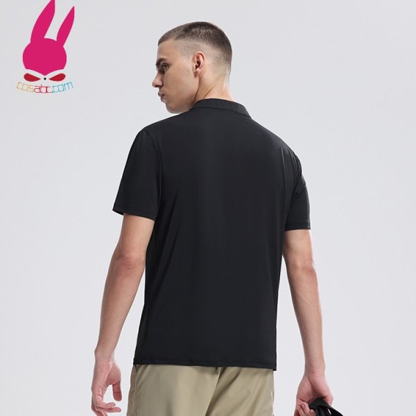 画像9: トレーニングシャツ Tシャツ 半袖シャツ ランニングシャツ 速乾 爽やかさ スポーツウェア 無地 半袖 肌着 ジム 運動 男性用 服 トップス (9)