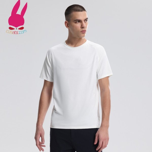 画像3: トレーニングシャツ Tシャツ 半袖シャツ ランニングシャツ 速乾 爽やかさ スポーツウェア 無地 半袖 肌着 ジム 運動 男性用 服 トップス (3)