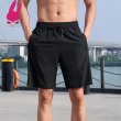 画像5: トレーニング ハーフパンツ ショートパンツ メンズ 短パン 夏用 薄手ジャージパンツ 速乾 スポーツウェア ゆったり ランニング 運動 (5)