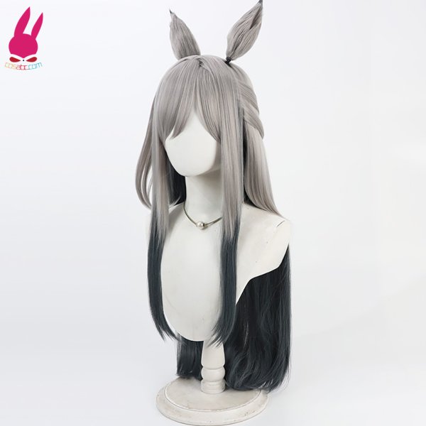 画像3: cosabc ウマ娘 プリティーダービー クロノジェネシス 風 コスプレウィッグ かつら コスチューム イベント 変装 仮装 パーティー ハロウィン (3)