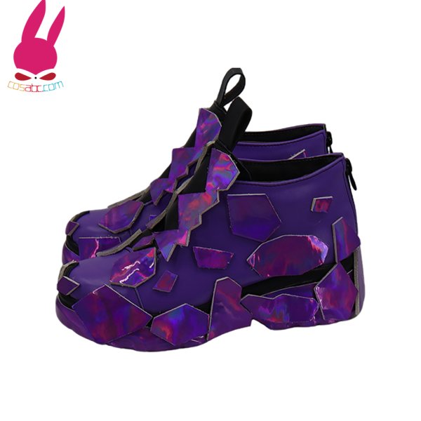 画像3: cosabc hololive EN ホロライブ VTuber 古石ビジュ― Koseki Bijou 風 コスプレ靴 コスチューム コスプレシューズ イベント ハロウィン (3)