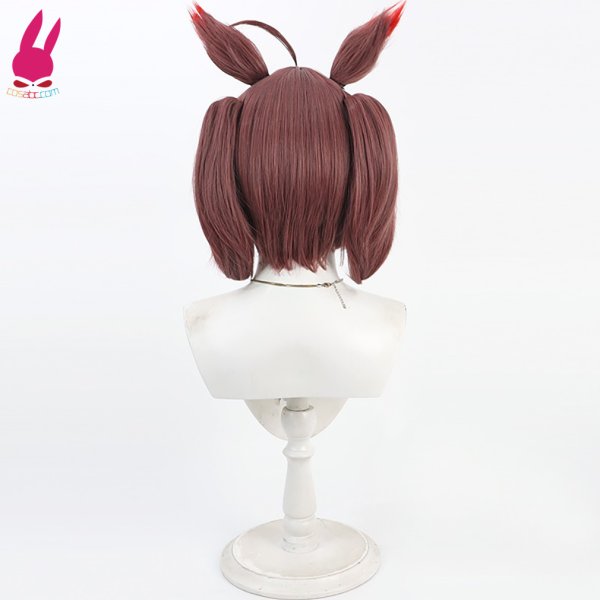 画像4: cosabc ウマ娘 プリティーダービー グランアレグリア 風 コスプレウィッグ かつら コスチューム イベント 変装 仮装 パーティー ハロウィン (4)