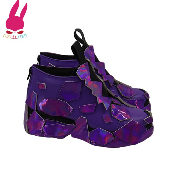 画像2: cosabc hololive EN ホロライブ VTuber 古石ビジュ― Koseki Bijou 風 コスプレ靴 コスチューム コスプレシューズ イベント ハロウィン (2)