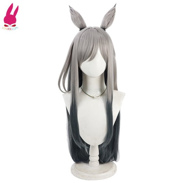 画像1: ウマ娘 プリティーダービー クロノジェネシス 風 コスプレウィッグ かつら コスチューム イベント 変装 仮装 パーティー ハロウィン (1)