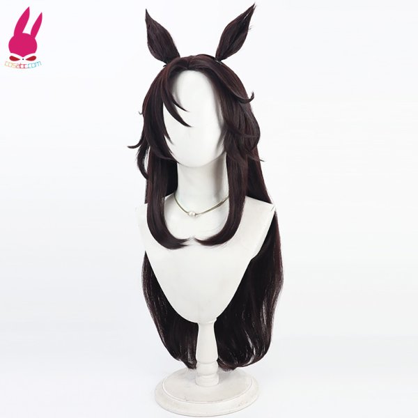 画像3: cosabc ウマ娘 プリティーダービー スピードシンボリ 風 コスプレウィッグ かつら コスチューム イベント 変装 仮装 パーティー ハロウィン (3)