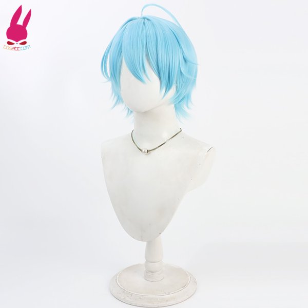 画像3: cosabc YouTuber VTuber にじさんじ 渚トラウト 風 コスプレウィッグ かつら コスチューム イベント 変装 仮装 パーティー ハロウィン (3)