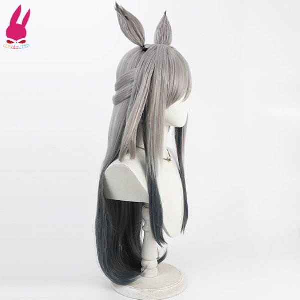 画像2: cosabc ウマ娘 プリティーダービー クロノジェネシス 風 コスプレウィッグ かつら コスチューム イベント 変装 仮装 パーティー ハロウィン (2)